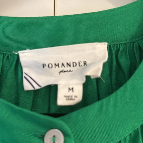 Pomander Place Vivid Green Jett Shirt - Tuckernuck - Picture 3 of 3